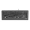 Natec Keyboard, Barracuda, US Layout, Slim | Natec | Keyboard | Barracuda | Standard | Wired | US | Black | 529 g