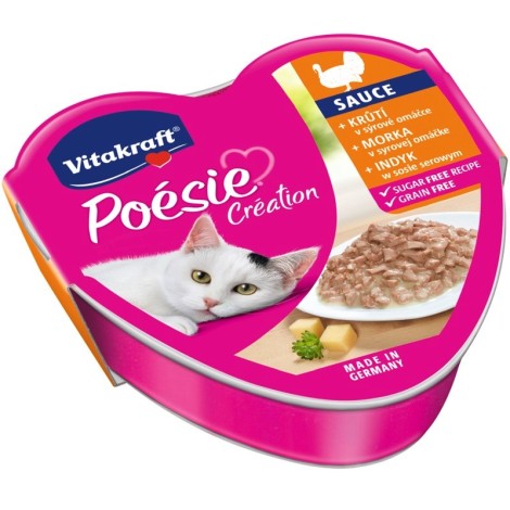 VITAKRAFT POESIE CREATION SOS turkey/cheese - wet cat food - 85 g