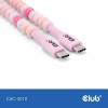 CABLE USB-C TO USB-C/PINK CAC-3010 CLUB3D