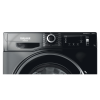 Hotpoint Washing Machine | NLCD 948 BS A EU | Energy efficiency class A | Front loading | Washing capacity 9 kg | 1351 RPM | Depth 61 cm | Width 60 cm | LCD | Steam function | Black