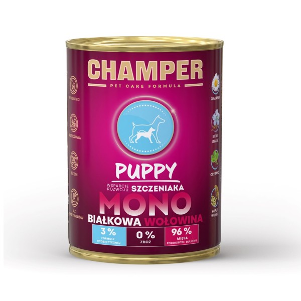 CHAMPER Puppy Beef - wet dog ...
