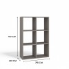MALAX 2X3 CLAY SHELVING UNIT