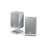 Sharp HT-SPR52021(SL) Q Soundbar 2.0.2 Wireless Rear Surround Speakers, Silver | Sharp