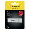 MEMORY DRIVE FLASH USB2 4GB/SILVER 3521452 INTENSO