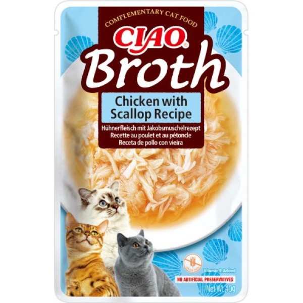 INABA Ciao Broth Chicken & Scallop ...