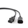 Cablexpert | PC-189-VDE power extension cable 1.8 meter | Black C14 coupler | C14 coupler