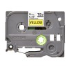 Brother | TZe-621 Laminated Tape | Black on Yellow | TZe | 8 m | 9 cm