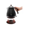 Delonghi | Icona Vintage | KBOV2001BK | Standard kettle | 2000 W | 1.7 L | Stainless steel | 360° rotational base | Black