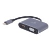 Cablexpert | USB Type-C to HDMI and VGA display adapter | A-USB3C-HDMIVGA-01 | USB Type-C