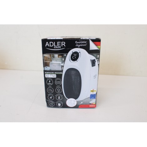 SALE OUT. Adler AD 7749 Thermofan Easy Heater, White | Adler DAMAGED PACKAGING