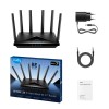 Cudy WR11000 wireless router 2.5 Gigabit Ethernet Tri-band (2.4 GHz / 5 GHz / 6 GHz) Black