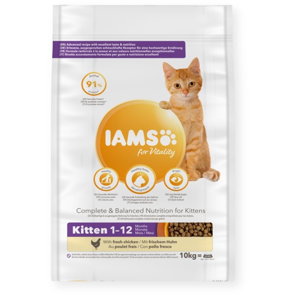 IAMS for Vitality Kitten Fresh chicken ...