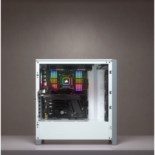 CORSAIR iCUE 4000X Temp Glass Mid ...