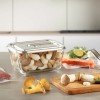 Caso Glass Vacuum Container with Plastic Lid | VacuBoxx Inox XL | Transparent