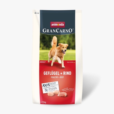 ANIMONDA Gran Carno Adult Poultry with Beef - dry dog ​​food - 12 kg