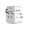 Fixed | Voyager World Adapter | FIXCT30-1C2A-WH | USB-A/USB-C | Travel Adapter