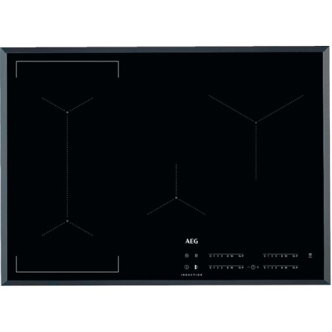 AEG IKE74441FB Black Built-in 68 cm Zone induction hob 4 zone(s)