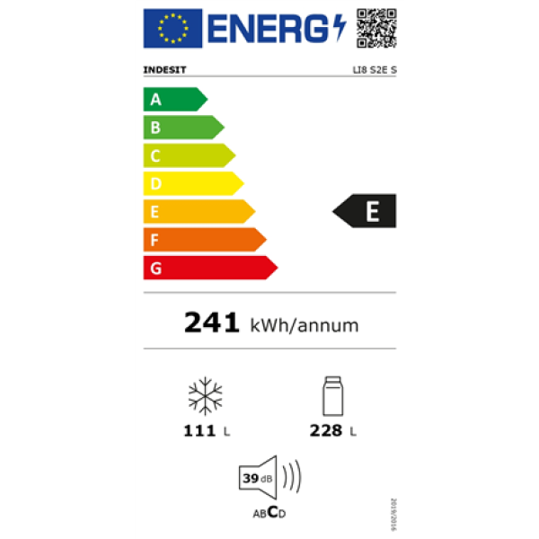 INDESIT | Refrigerator | LI8 S2E ...