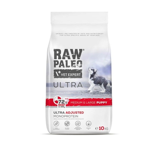 RAW PALEO Ultra Medium&Large Puppy Beef ...