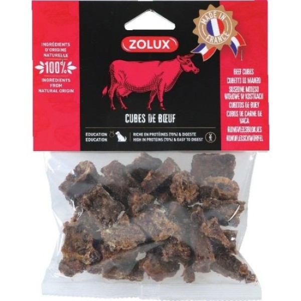 ZOLUX Beef cubes - dog treat ...