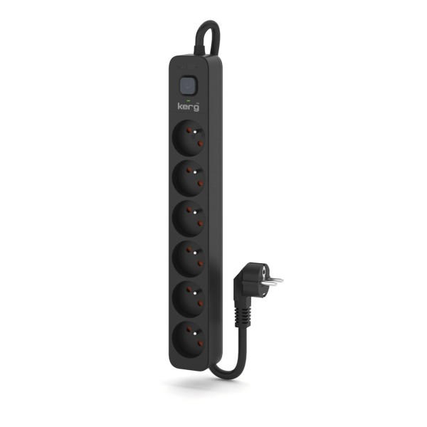 KERG power strip with circuit breaker-6 ...