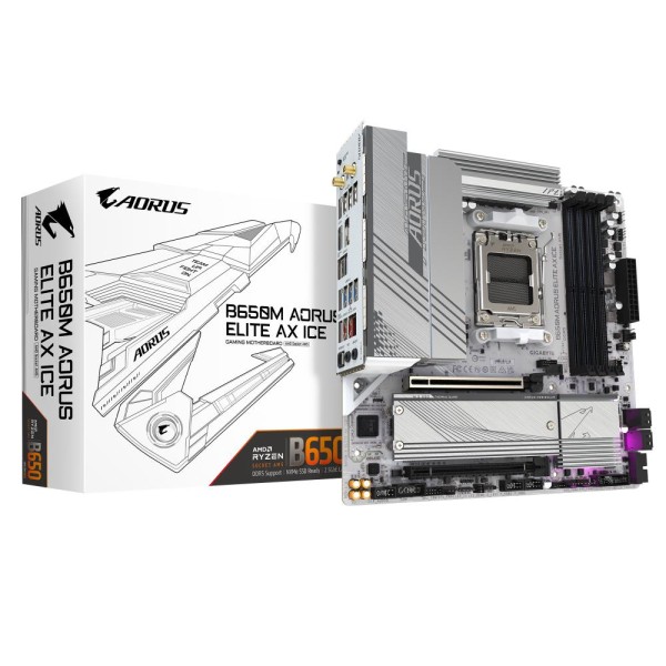 Mainboard|GIGABYTE|AMD B650|SAM5|Micro-ATX|Memory DDR5|Memory slots 4|1xPCI-Express 4.0 ...