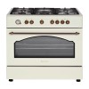 Ravanson Retro KWGE–90ARC gas and electric cooker (cream)