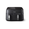 Philips Dual Basket Airfryer | NA351/00 3000 Series | Power 2750 W | Capacity 9 L | Rapid Air technology | Black