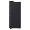 LG InstaView GMG960EVJE side-by-side refrigerator Freestanding 638 L Black