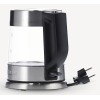 Severin WK 3468 electric kettle 1 L 2200 W Black, Stainless steel, Transparent