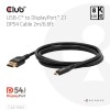CABLE USB-C TO DP 2M/M/M CAC-1563 CLUB3D