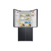 Samsung RF48A401EB4/EO side-by-side refrigerator Freestanding 488 L E Black