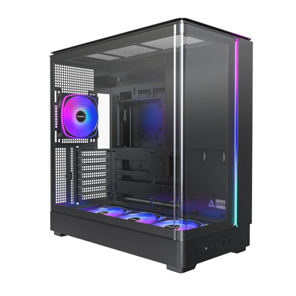 Case|MONTECH|micro ATX/Mini-ITX|Black|Midi Tower|PC|KING 45 PRO|KING45PRO(B)