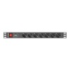 LANBERG PDU RACK POWER STRIP (1U,10A,7X SHUKO,2M)