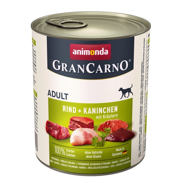ANIMONDA GranCarno Adult Beef, rabbit and ...