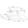 Gorenje | Hob | GI6401WSC | Induction | Number of burners/cooking zones 4 | Touch | Timer | White | Display