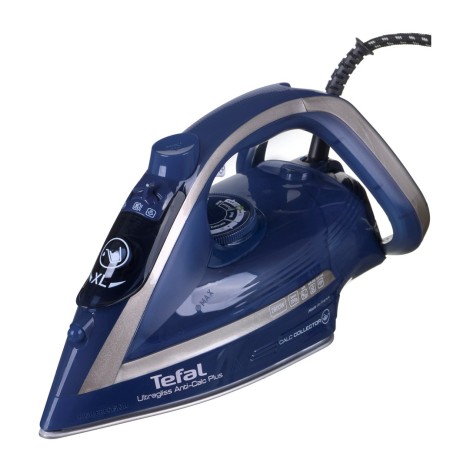 Tefal Ultragliss Anti-Calc Plus FV6830E0 iron Steam iron 2800 W Blue, Silver