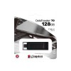 Kingston | USB Flash Drive | DataTraveler 70 | 128 GB | USB 3.2 Gen 1 Type-C | Black