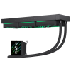 Gamemax | CPU Liquid cooler | HAILSTORM 360 LCD | Black