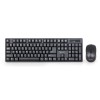 Gembird | Keyboard and mouse | KBS-W-01 | Keyboard and Mouse Set | Wireless | Mouse included | Batteries included | US | Black | 390 g | Numeric keypad