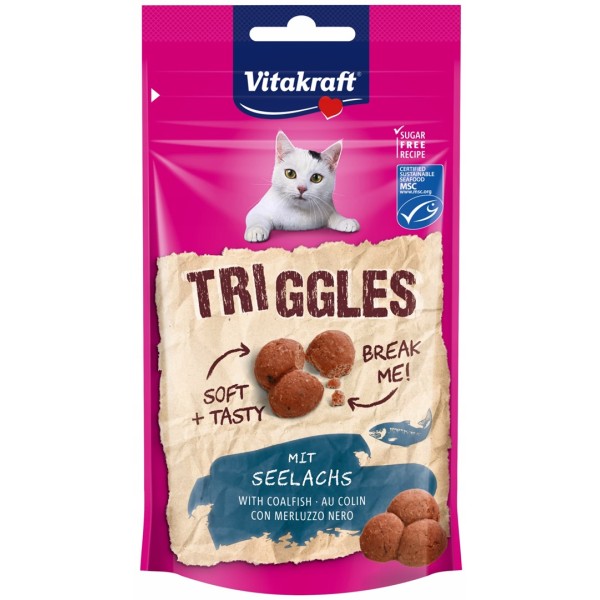 VITAKRAFT Triggles Coalfish - cat treats ...