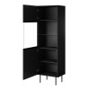 Display case PALAZZO 60x42x190 black + oak craft