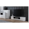 Cama TV stand VIVA 180 white/white gloss + black