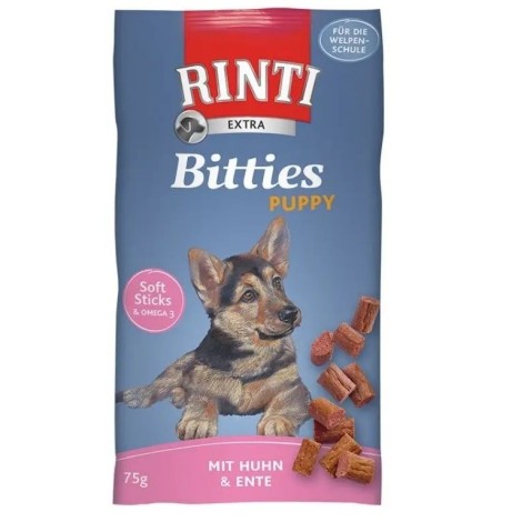RINTI Bitties Puppy Chicken with duck - dog treat - 75g