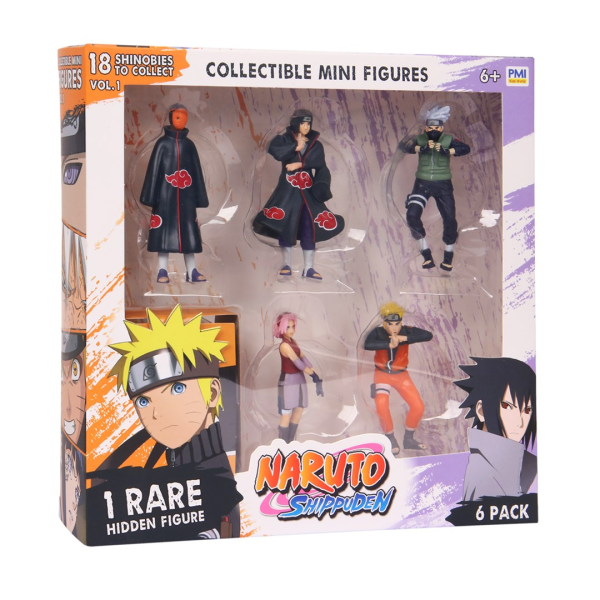 NARUTO SHIPPUDEN FIGURES - 6 PACK ...