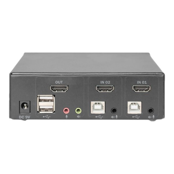 DIGITUS KVM Switch 2x1 HDMI 2-Port