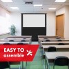 Maclean MC-212 Portable Projection Screen, Compact, Floor, 80", 16:10