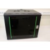 SALE OUT. DIGITUS 9U wall mounting cabinet, Unique 509x600x450 mm, color black (RAL 9005) | Digitus | Wall Mounting Cabinet | DN-19 09-U-SW | Warranty 24 month(s) | DAMAGED PACKAGING, DAMEGED PAINT, CURVED DOOR FROM THE SIDE