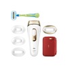 Braun Silk-expert Pro 5 IPL Epilator | PL5382 | Bulb lifetime (flashes) 400.000 | Number of power levels 3 | White/Gold