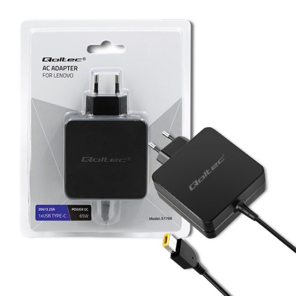 Qoltec 51766 Power adapter for Lenovo ...